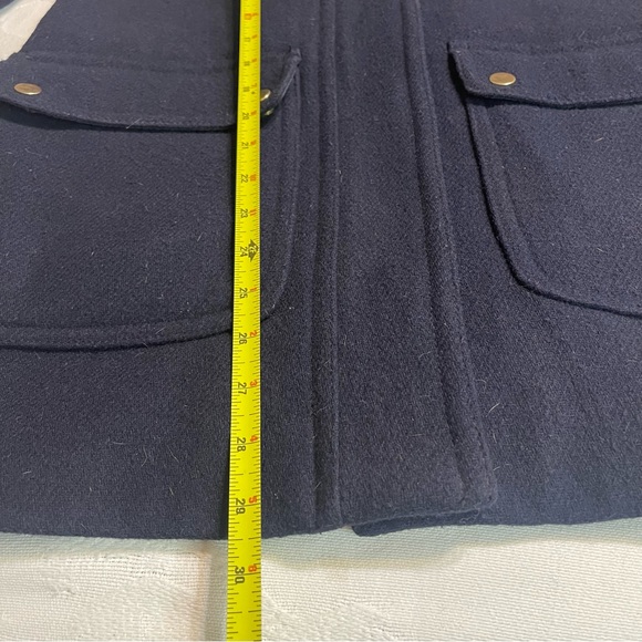 J Crew Mercantile Vail Parka Hooded Faux Fur Wool Coat Women's Size‎ 0 - Picture 15 of 16